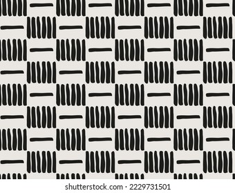 Essential geometric seamless vector pattern. Neutral and timeless abstract repeating pattern for packaging and backgrounds.