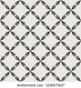 Essential geometric seamless vector pattern. Neutral and timeless abstract repeating pattern for packaging and backgrounds.