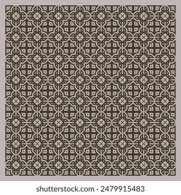 Essential geometric seamless vector pattern neutral geometry useful repeating pattern for packaging