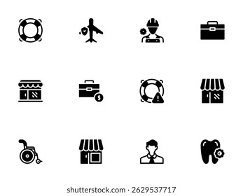 Essential Glyphs for Retail, Safety, Professional, and Medical Use