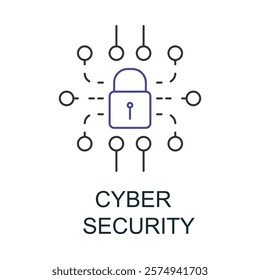 An essential icon representing cybersecurity measures to protect digital systems and sensitive information.