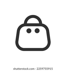 Estilo de contorno de icono de interfaz esencial