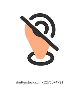 Icono esencial e interfaz en estilo de dos tonos