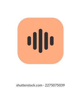 Icono esencial e interfaz en estilo de dos tonos