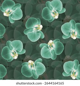 Mão moderna desenhada padrão floral impresso sem emenda essencial. Ideias de fundo padrão floral vetorial para decoração de casa, têxtil, banner, modelo, folheto, folheto, convite, laminados, tapetes e tapete. 