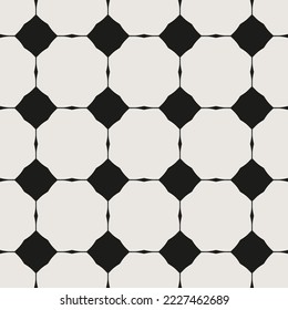Essenzielles monochromes geometrisches, nahtloses Vektormuster. Neutrale Geometrie Mehrfach zu verwendende Muster-Fliese für Verpackung und Hintergründe. 