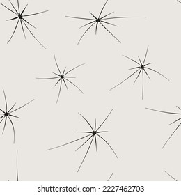 Essential monochrome geometric seamless vector pattern. Neutral geometry multi-use repeating pattern tile for packaging and backgrounds. 