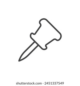 Essential Office Supplies Icon Set mit Thumbtacks für Bulletin-Opslagstavlen und Organisationstools
