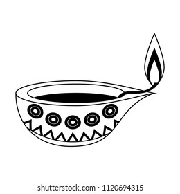 Essential oil aromatherapy in black and white