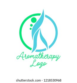 essential oil aromatherapy isolated on white background. vector illustration 