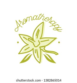 essential oil aromatherapy isolated on white background. vector illustration 