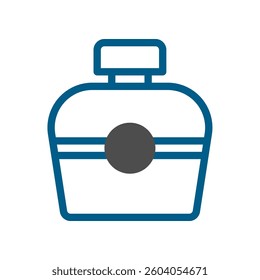 Essential Oil Bottle Icon Simple Graphic Design
