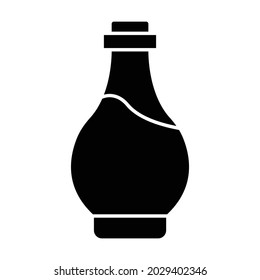 Icono vectorial de estilo de glifo de aceite esencial que puede modificar o editar fácilmente 