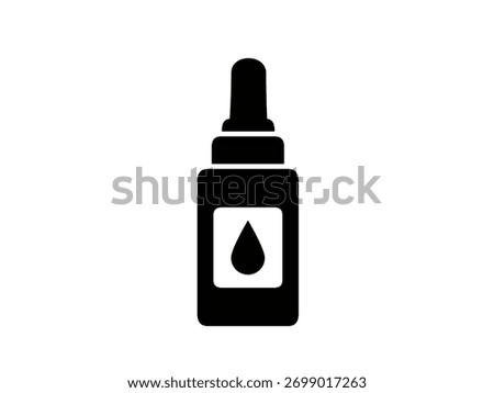 Essential oil icon isolated on white background.