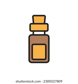 Essential Oil Icon Vector Illustration