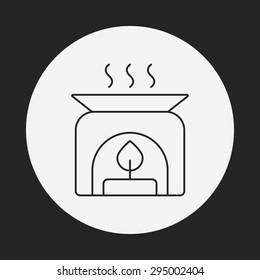 Essential Oil line icon