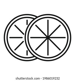 Essential oils citrus icon. Outline Essential oils citrus vector icon for web design isolated on white background