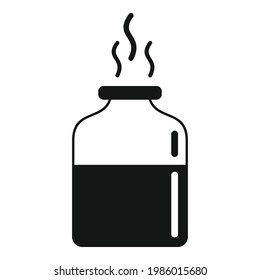 Essential oils hot icon. Simple illustration of Essential oils hot vector icon for web design isolated on white background