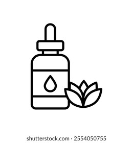 Essential oils icon isolated on white background