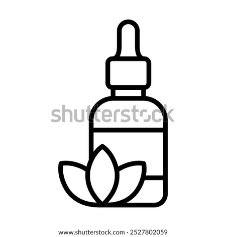 Essential Oils icon line vector illustration