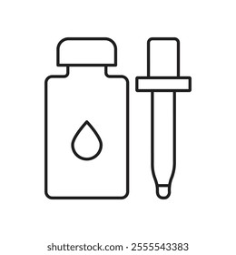 Essential oils icon vector isolated on white background.