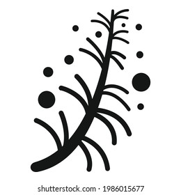 Essential oils plant icon. Simple illustration of Essential oils plant vector icon for web design isolated on white background