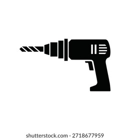 Essential power drill icon representing construction, home improvement, and repair tasks for various projects effectively