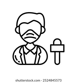 Ícone de Estrutura de Tópicos de Serviços Essenciais, ilustração de Vetor