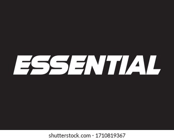 Arte vector de póster de diseño de camisetas de texto básico en segundo plano
