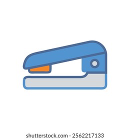 Essential Stapler Flat Icon Illustration