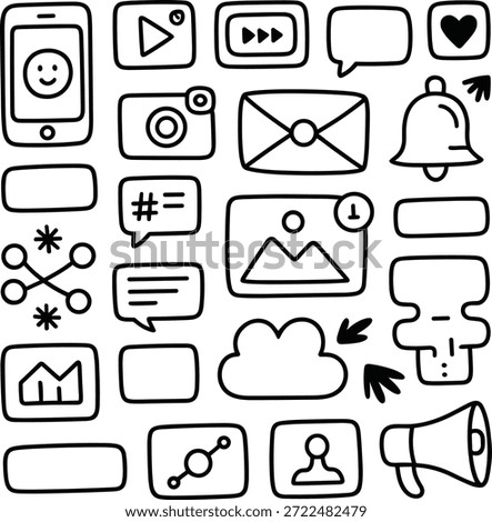 Essential UI Notification Bell and Badge Icons