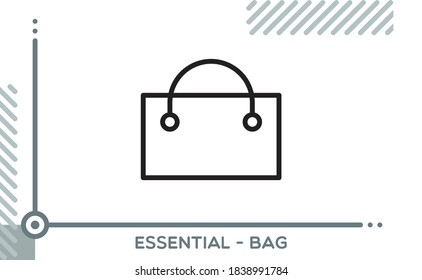 Tienda de etiquetas de iconos vectores esenciales