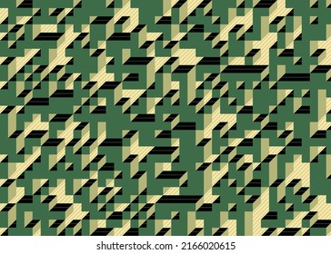 Essentially a Truchet tile set of 8 tiles and rules for placement art illustration