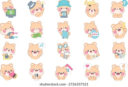 Essentials And Daily Use Illustrations Vector Illustration. Illustration symbol design template for web mobile UI element.