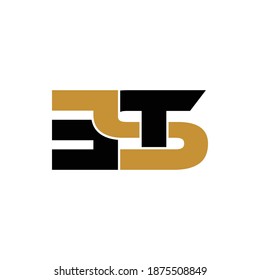 EST letter monogram logo design vector