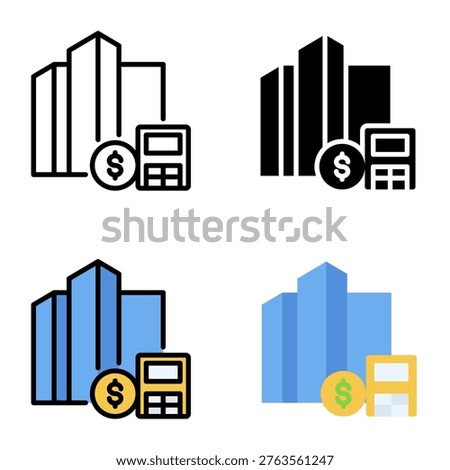 Establish icon collection of various styles for design branding, print and digital media