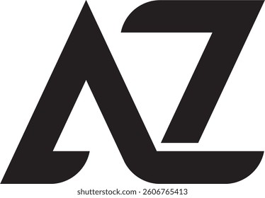 "Establish a unique brand identity with an AZ monogram logo, blending modern style with professional appeal. Perfect for businesses looking for a bold and memorable visual mark."