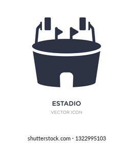 estadio icon on white background. Simple element illustration from Sports concept. estadio sign icon symbol design.