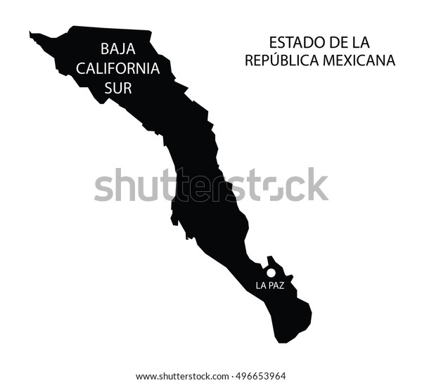Sintético 96 Foto Mapa De Baja California Sur Sin Nombres Actualizar