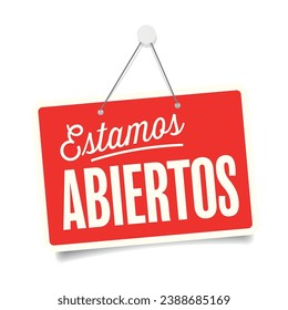 Estamos abiertos en español