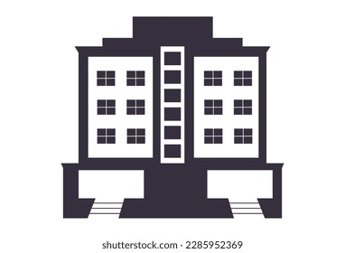 Estate architecture icon, is a vector illustration, very simple and minimalistic. With this Estate architecture icon you can use it for various needs. Whether for promotional needs or visual design 