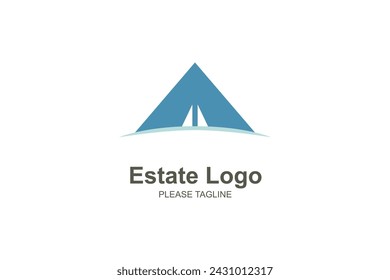 Estate building business logo design