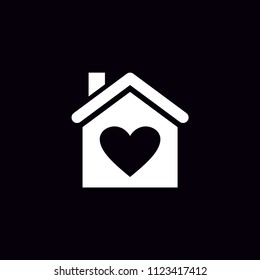 Estate home vector icon