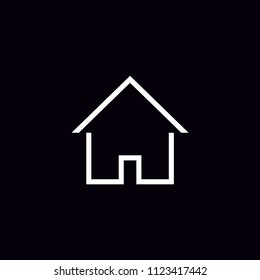 Estate home vector icon