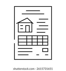 estate planning financial advisor line icon vector. estate planning financial advisor sign. isolated contour symbol black illustration