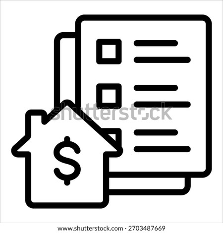 Estate Planning Icon Element For Design