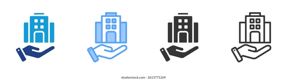 Estate Planning icon set multiple style collection
