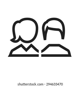 Estate, real, client icon vector image. Can also be used for business, finance and accounts. Suitable for web apps, mobile apps and print media.