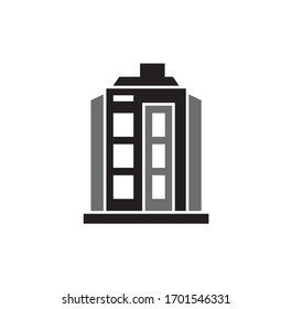 Estate-bezogene Symbol auf dem Hintergrund für Grafik und Web-Design. Symbol für kreatives Illustrationskonzept für Web- oder mobile App.