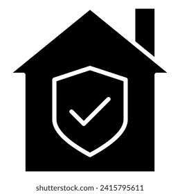 Ilustración vectorial de línea de icono Estar seguro